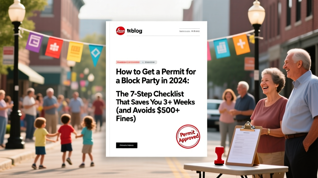 Block Party Permit 2026: 7-Step Checklist | SmartPartyPrep