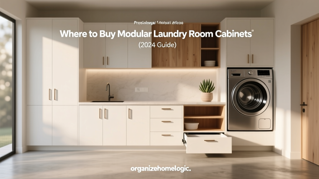 Where to Buy Modular Laundry Room Cabinets (2024 Guide)