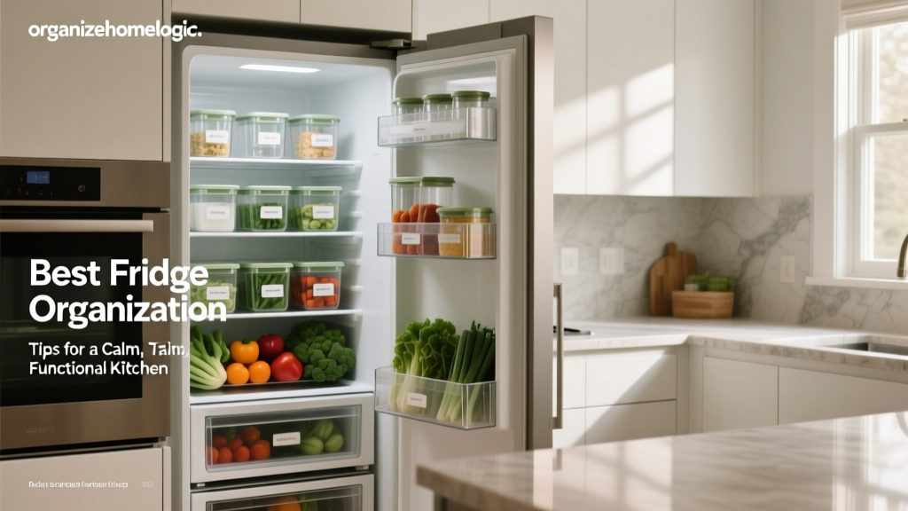 Best Fridge Organization Tips for a Calm, Functional Kitchen
