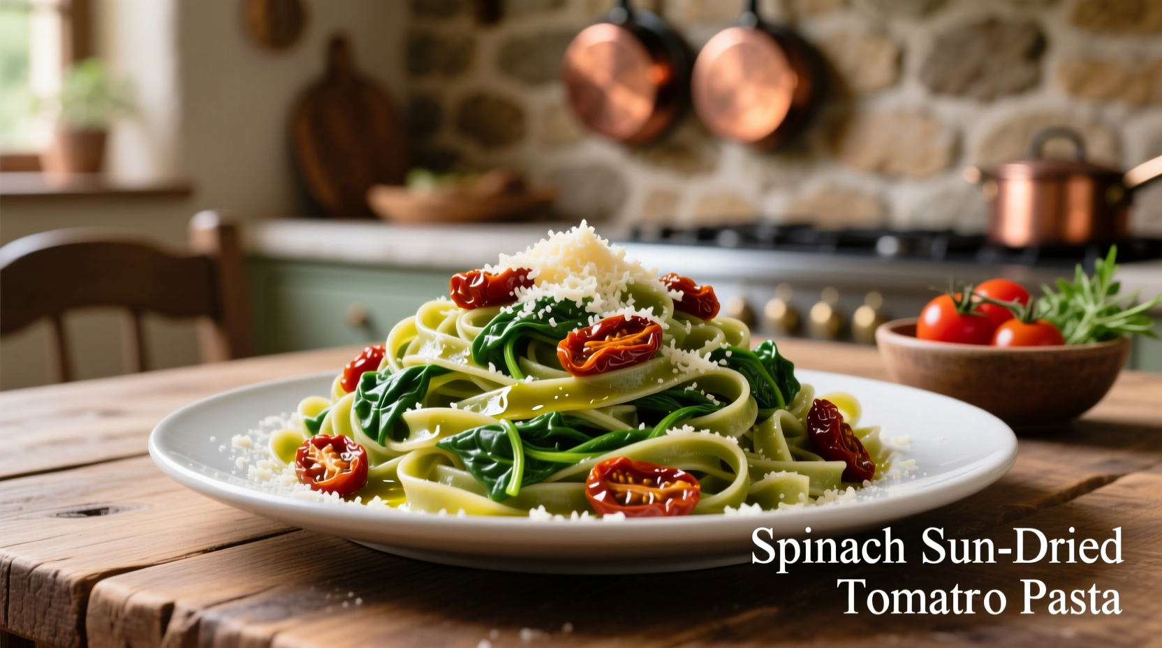 Spinach Sun Dried Tomato Pasta: Quick 25-Minute Recipe