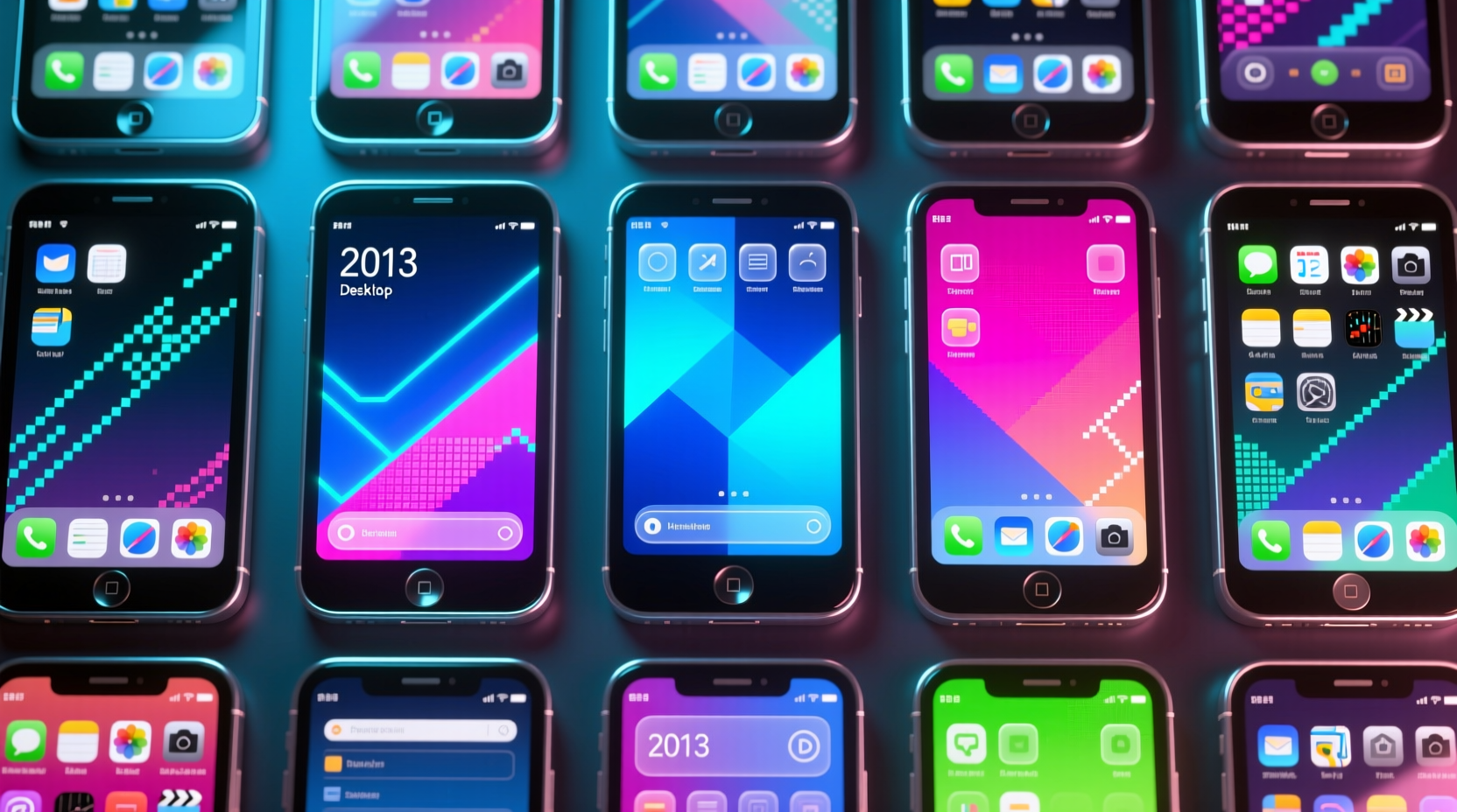 most popular featured desktops and home screens of 2013