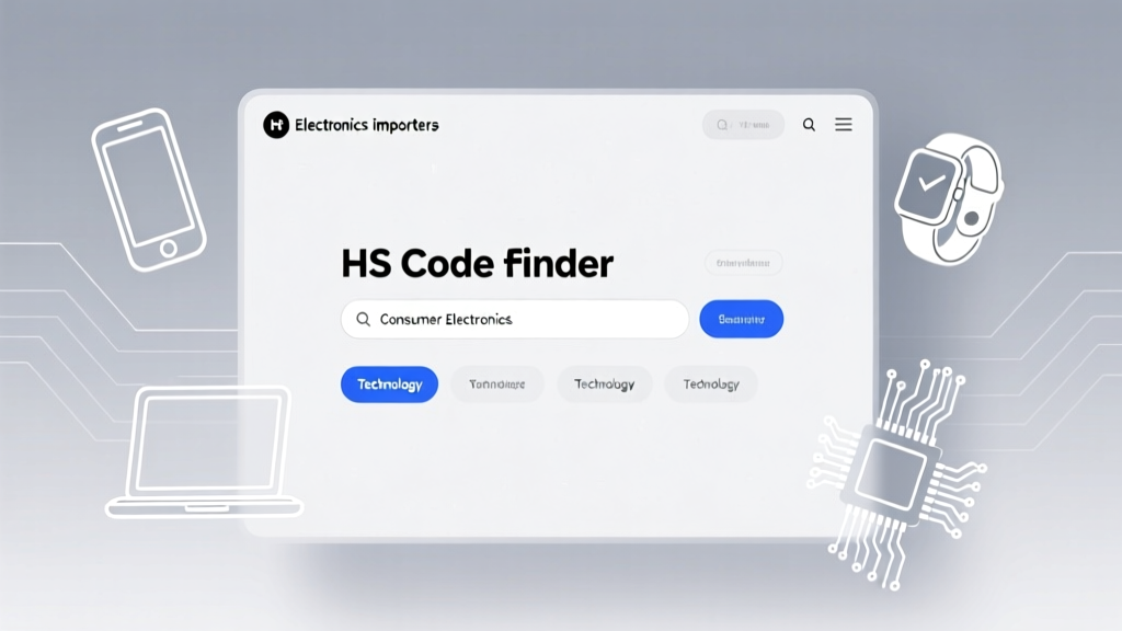 HS Code Finder for Electronics Importers
