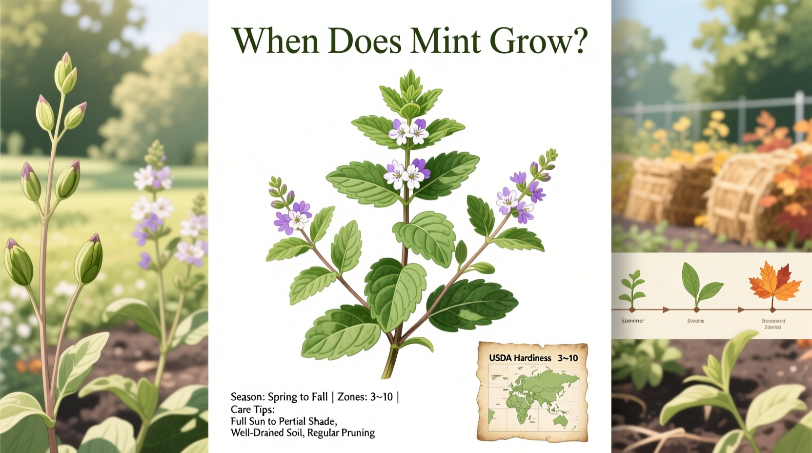 Mint Growing Guide: 5 Zones & Tips | TheHomeSprouts