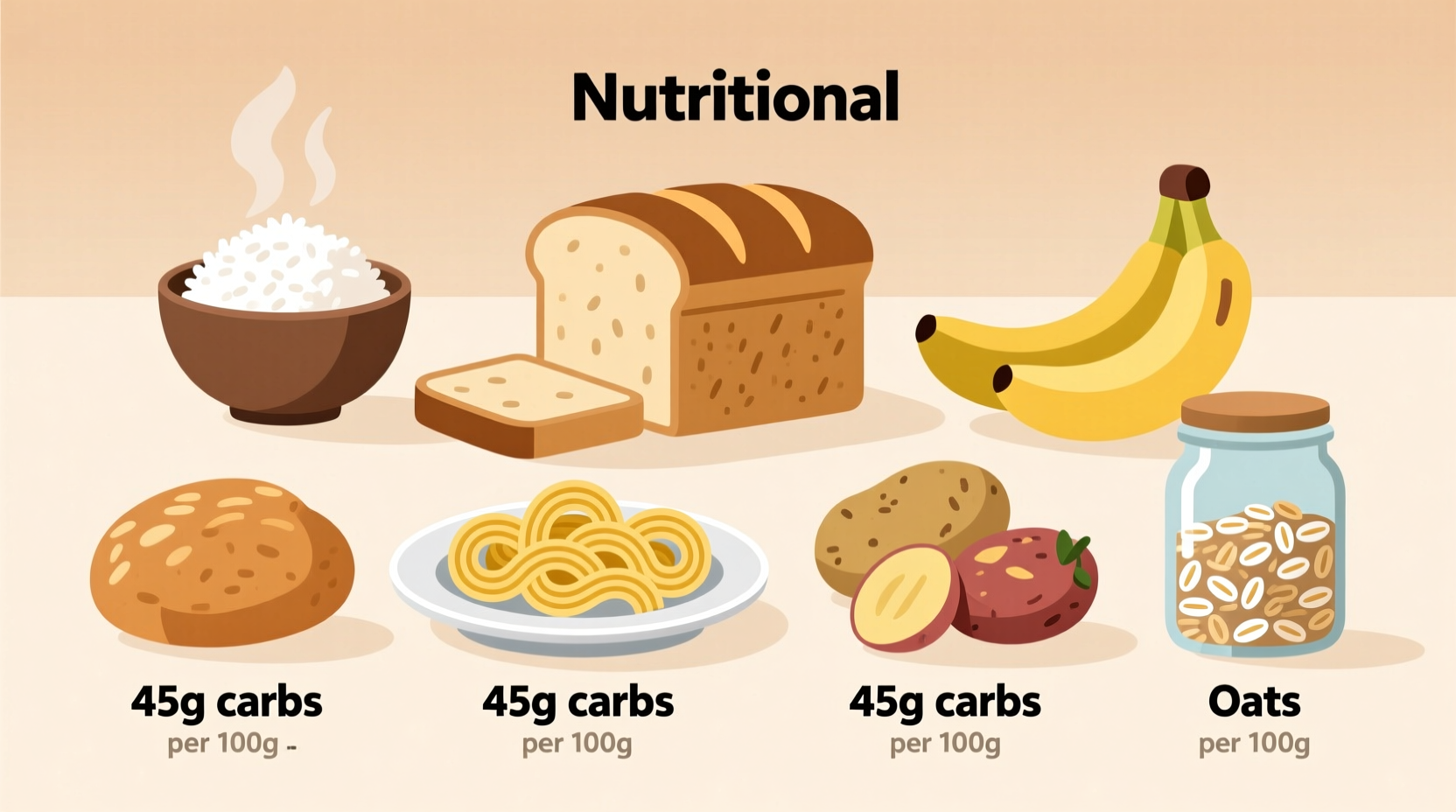 what foods have the most carbs