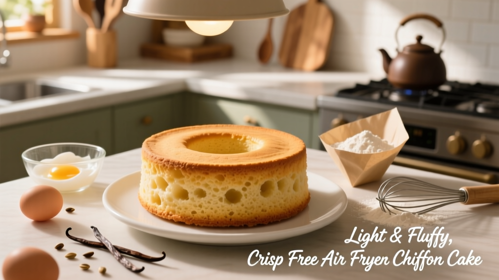 Air Fryer Chiffon Cake: Light, Fluffy & Oil-Free
