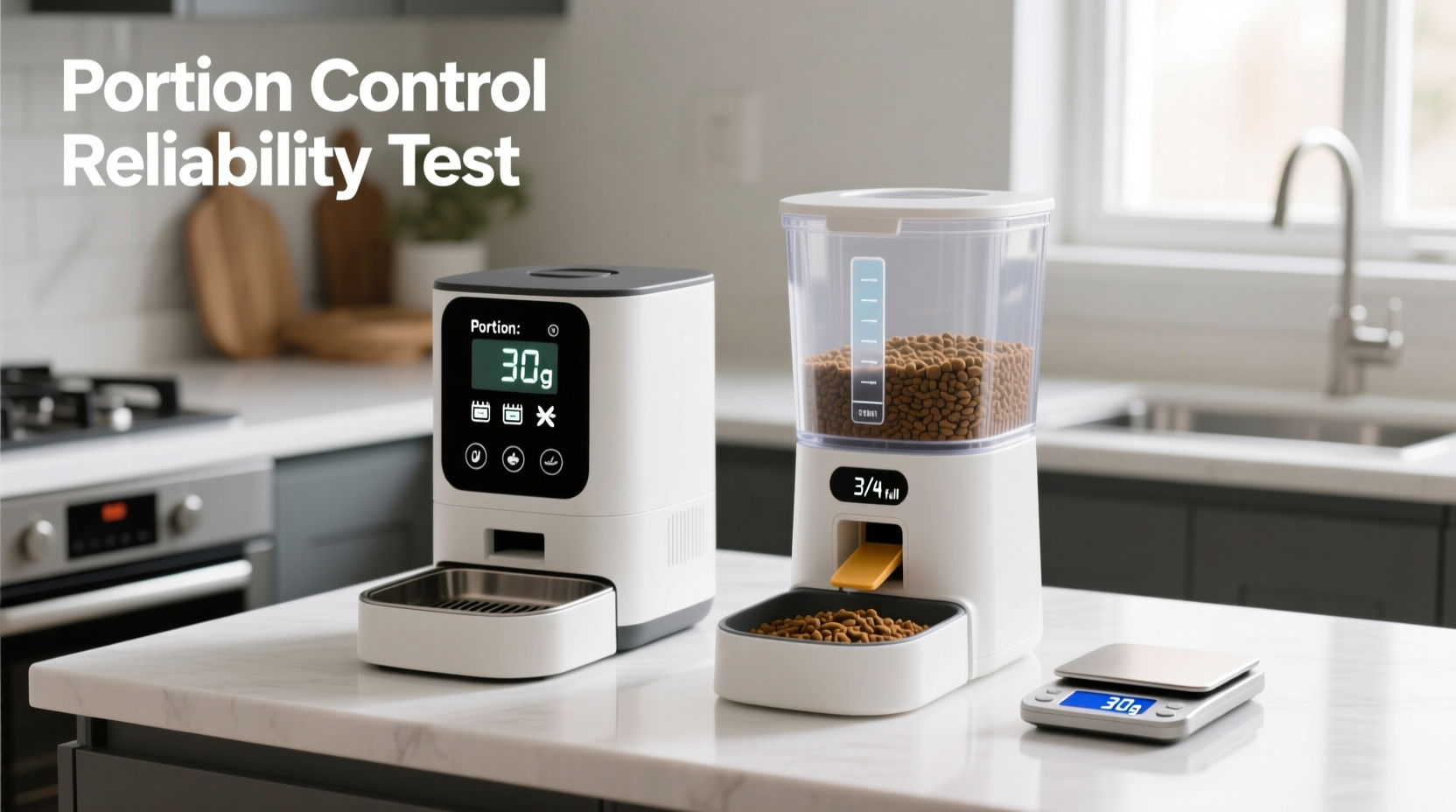automatic cat feeder vs gravity feeder is portion control really reliable