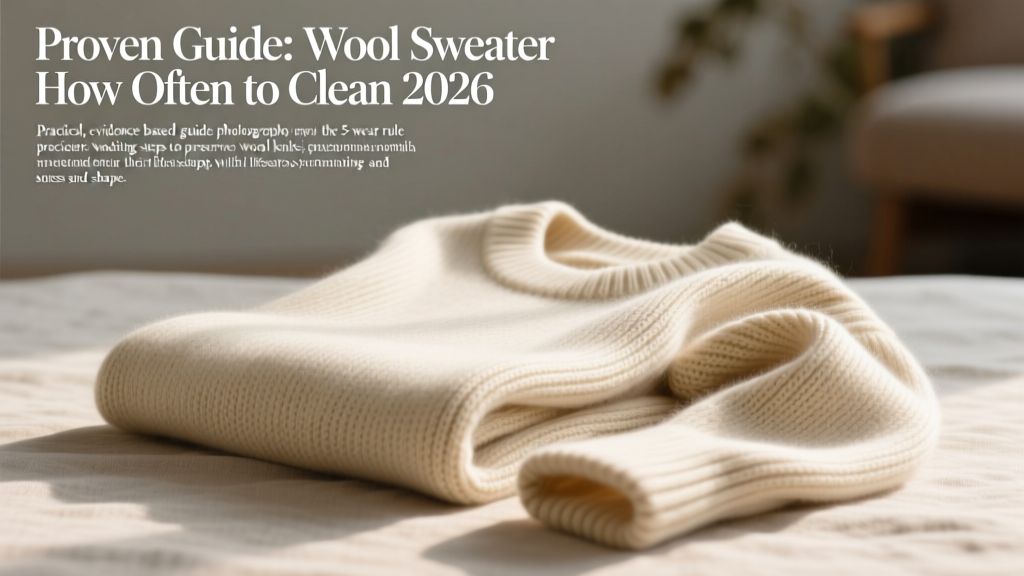 Proven Guide: Wool Sweater How Often to Clean 2026