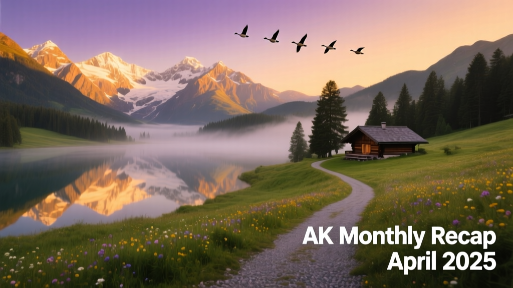 Alaska Monthly Recap: April 2025 — Ice Retreat, Bear Emergence, and Infrastructure Milestones