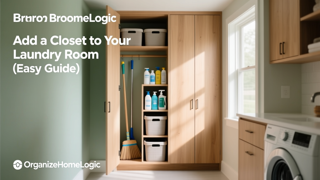 Add a Broom Closet to Your Laundry Room (Easy Guide)