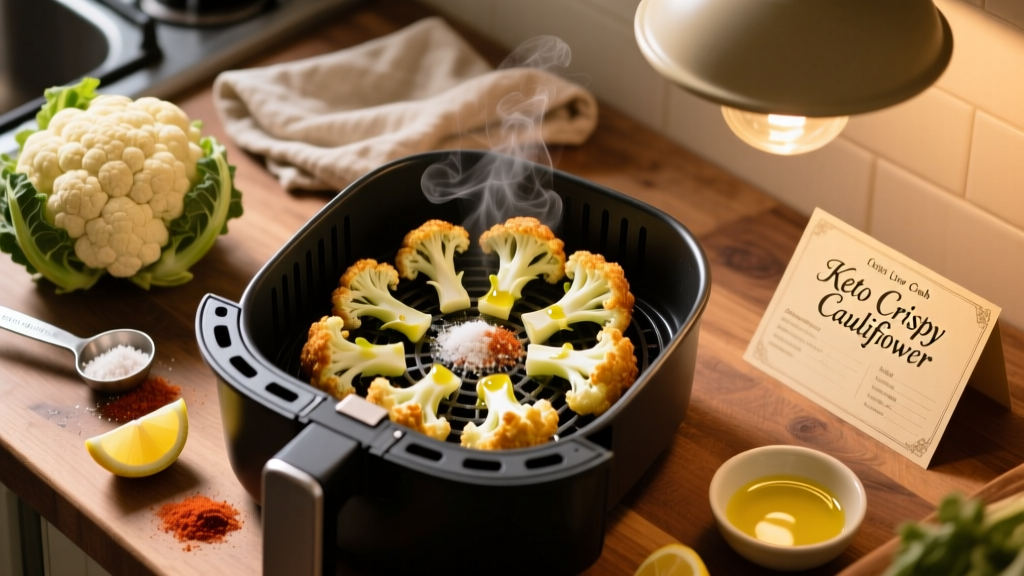 Keto Cauliflower Air Fryer Recipe (Crispy & Low-Carb!)