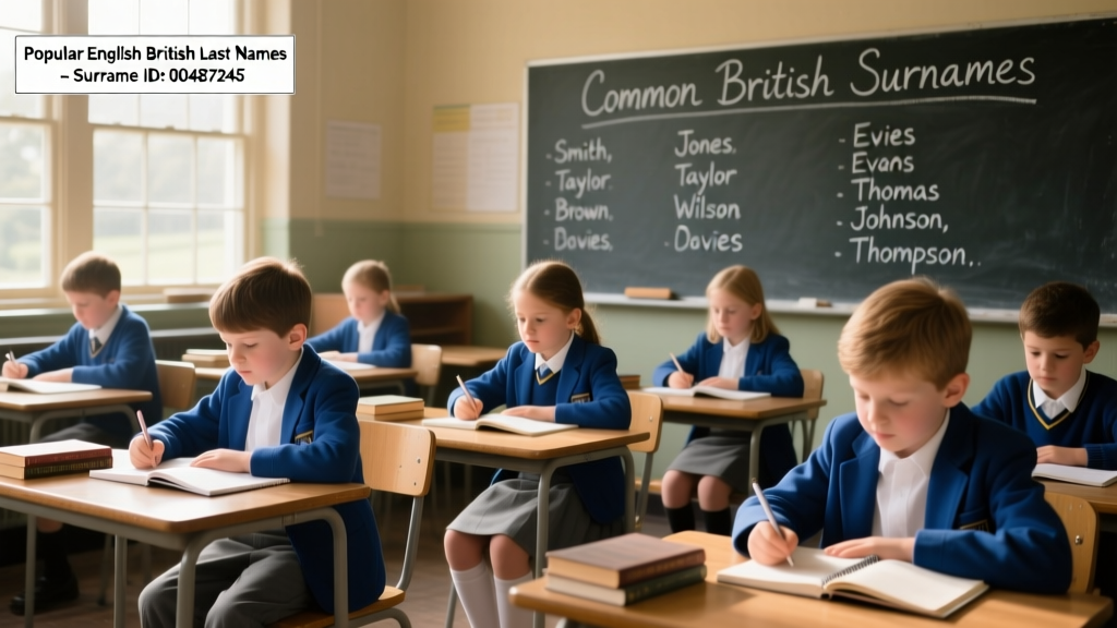Origins, Evolution, and Educational Relevance of Popular English British Surnames