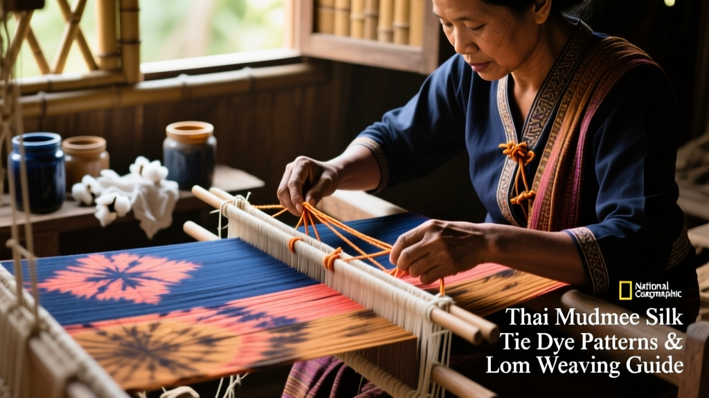 Thai Mudmee Silk Tie Dye Patterns And Loom Weaving Guide