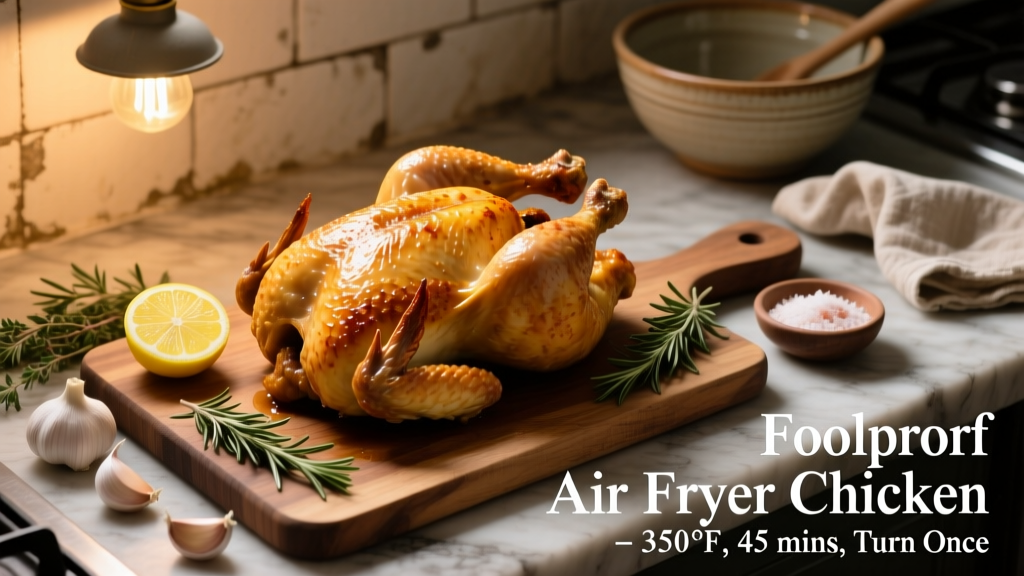 Crispy Whole Chicken in Air Fryer: Foolproof Guide