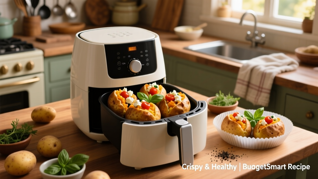 Air Fryer Stuffed Potatoes: Crispy, Healthy & Budget-Smart