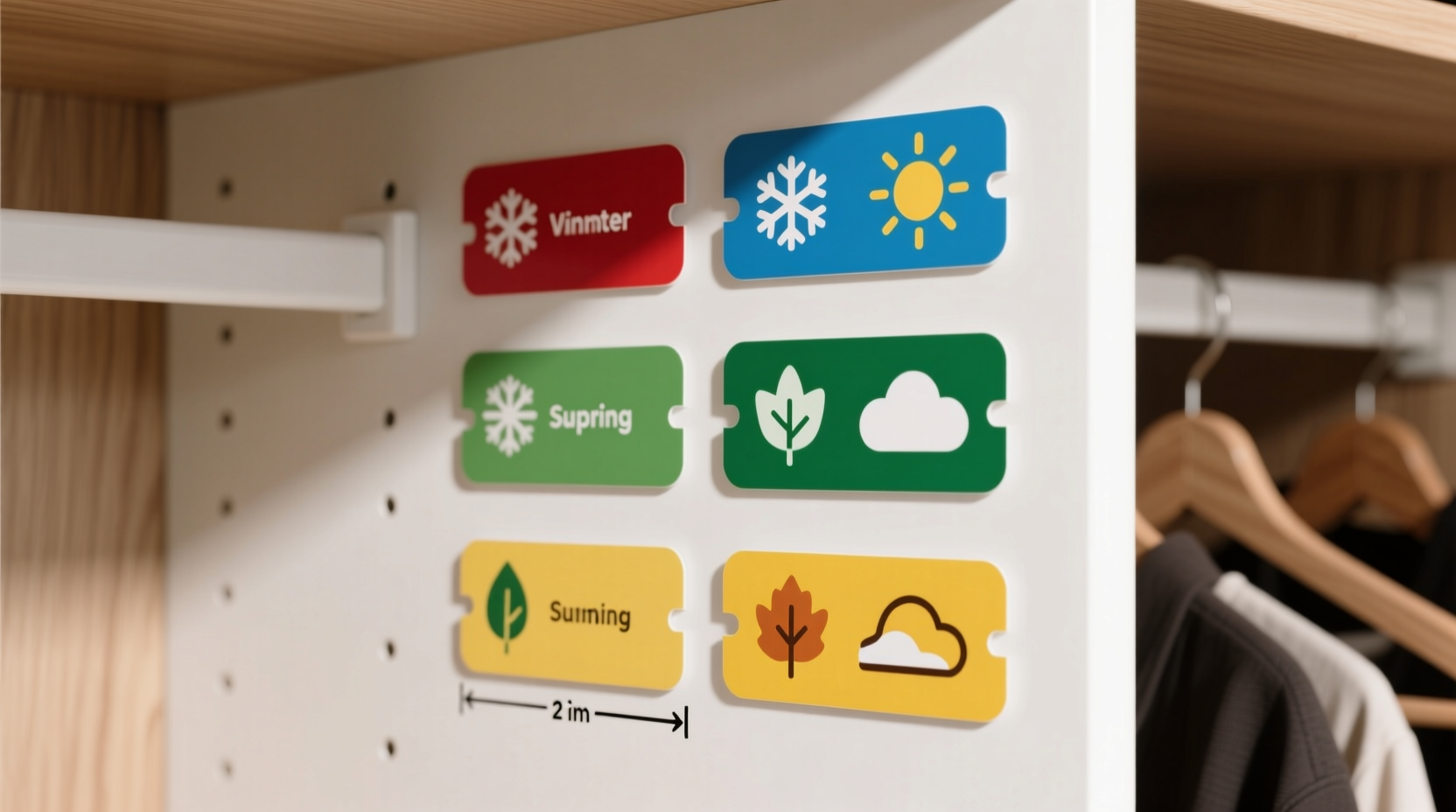 closet organization tips thermochromic labels debunked