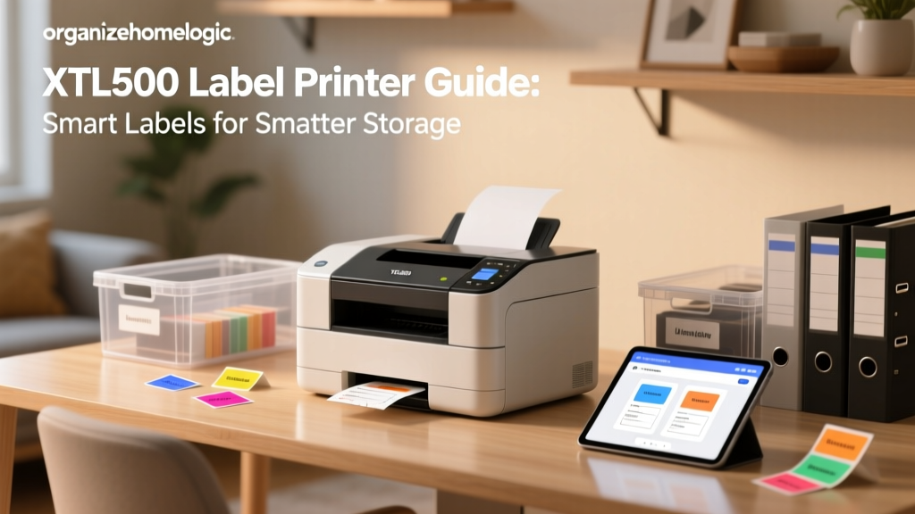 XTL500 Label Printer Guide: Smart Labels for Smarter Storage