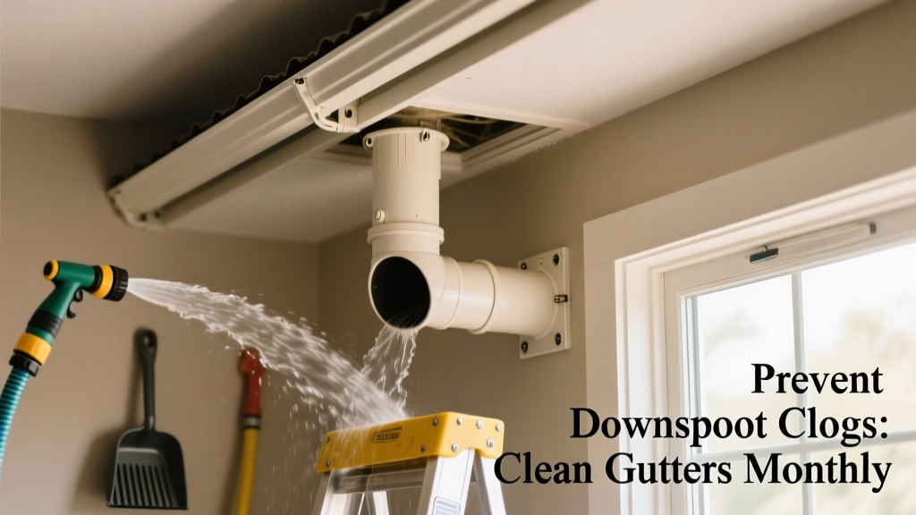 How to Prevent Downspout Not Draining Problems