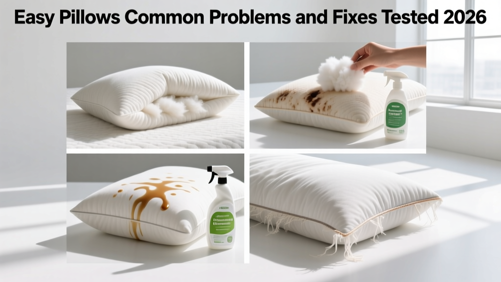Easy Pillows Common Problems and Fixes Tested 2026