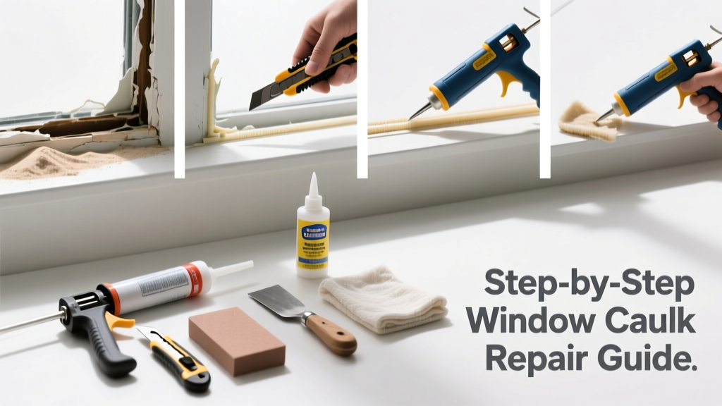 Fix Failed Window Caulk: Step-by-Step Repair Guide