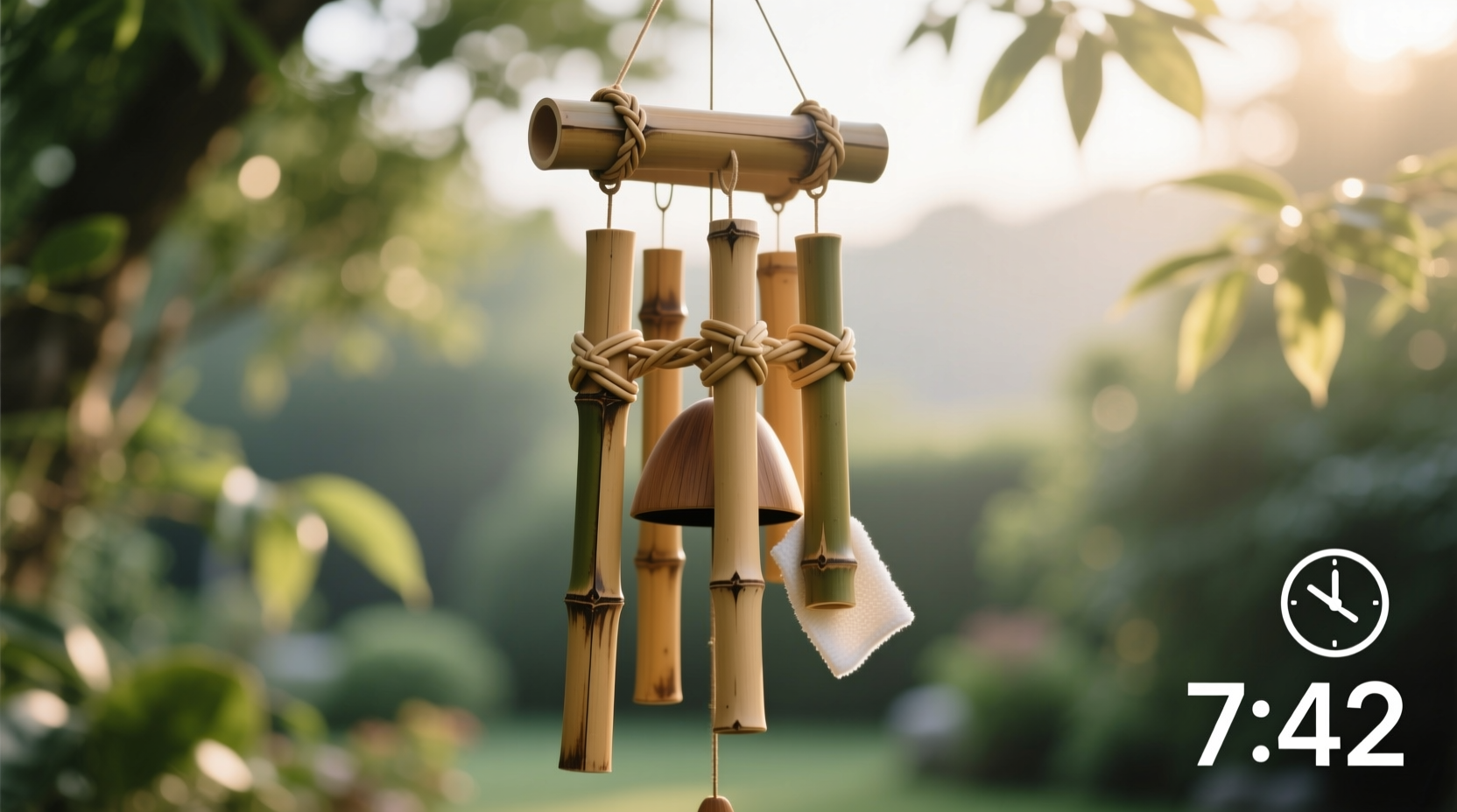 eco friendly bamboo wind chime cleaning