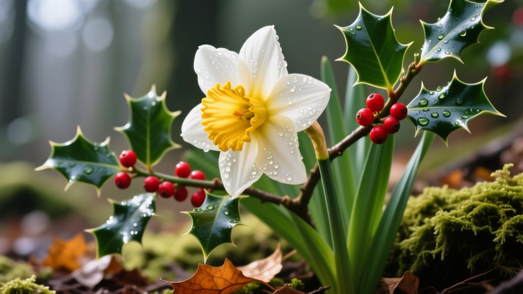 December Birth Flower: Narcissus and Holly Symbolism, Growing Guide, and Gift Ideas