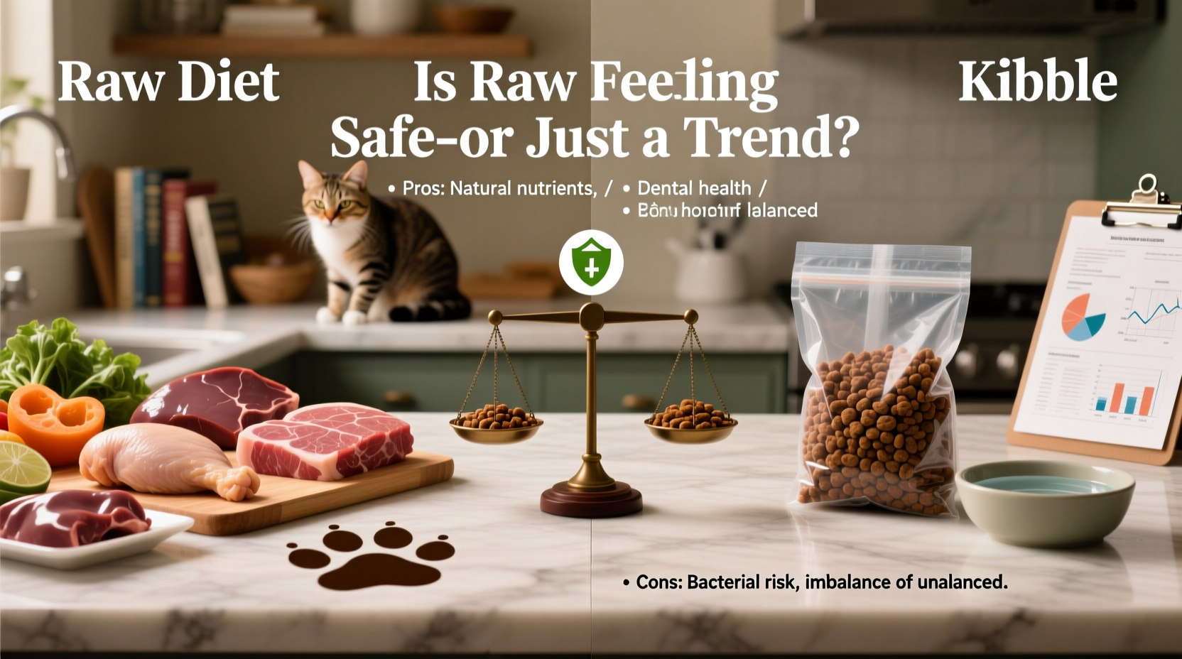View of Raw Diet Vs Kibble For Cats Is Raw Feeding Safe Or Just A Trend