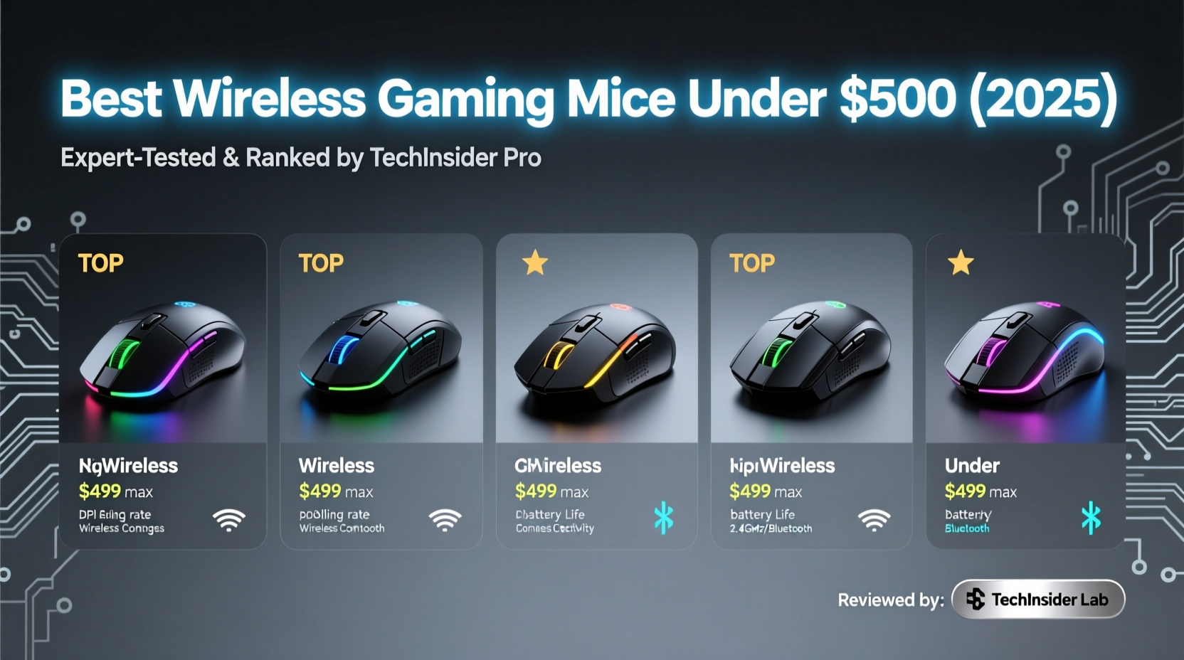 best wireless gaming mouse under 500