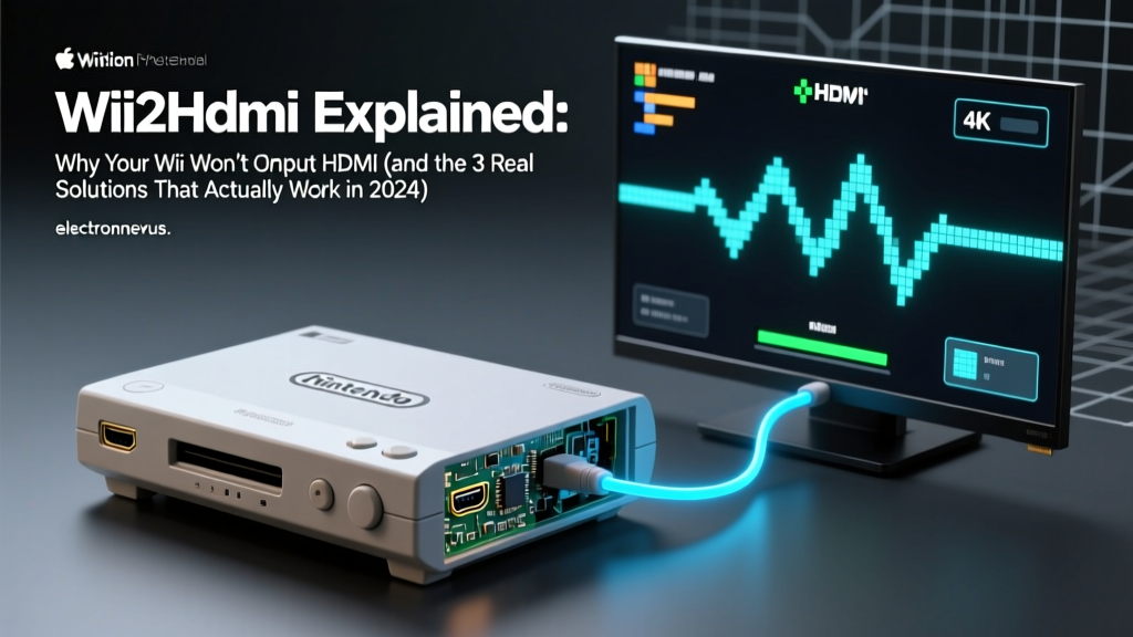 Wii2Hdmi Explained: Why Your Wii Won’t Output HDMI (and the 3 Real Solutions That Actually Work in 2024)