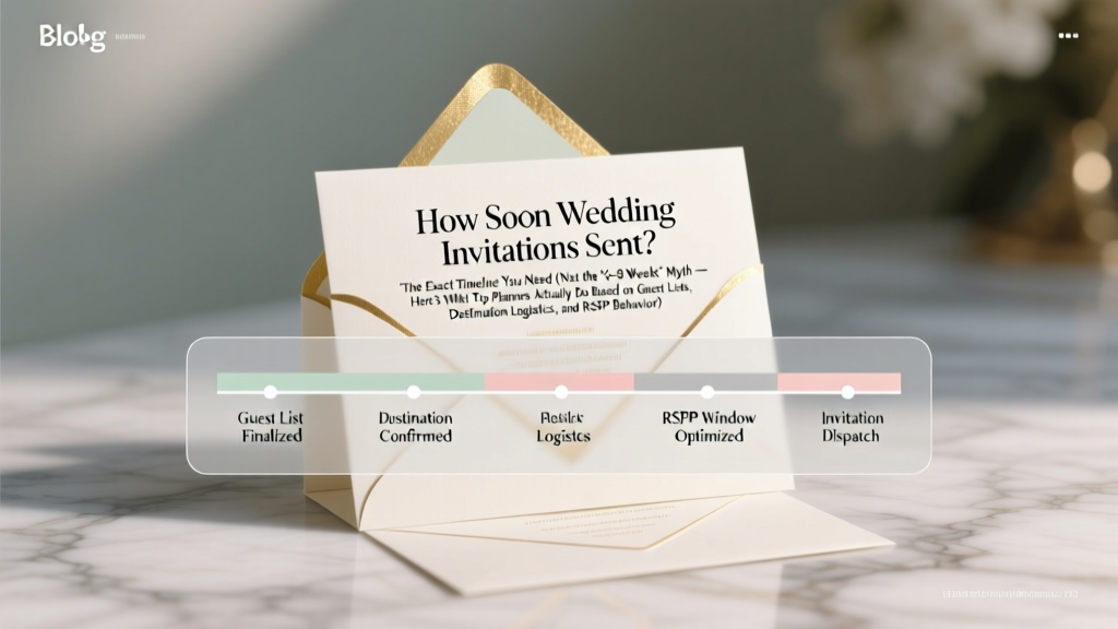 Wedding Invitations Timeline: What Top Planners Actually Do