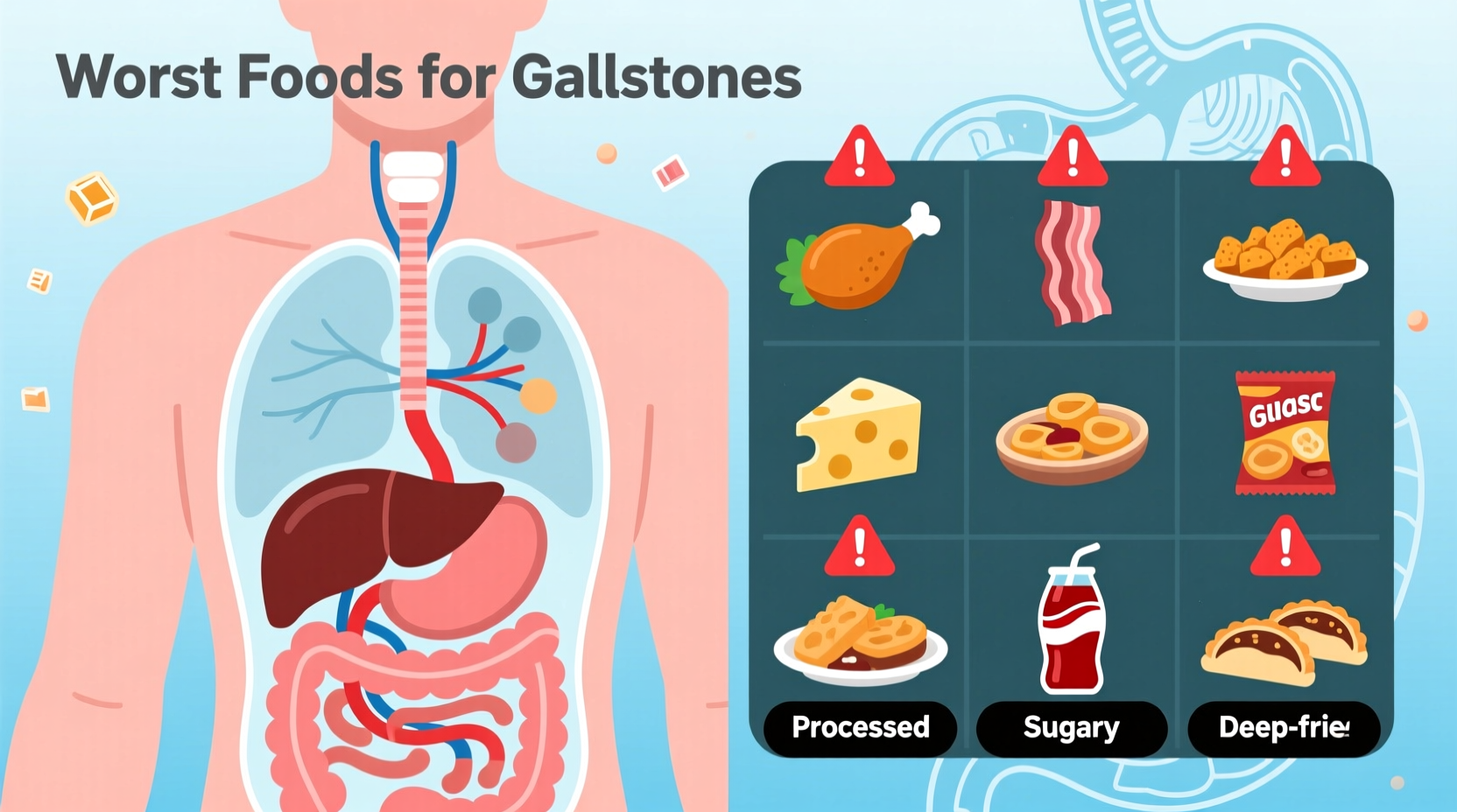 Worst Foods for Gallstones: What to Avoid Immediately