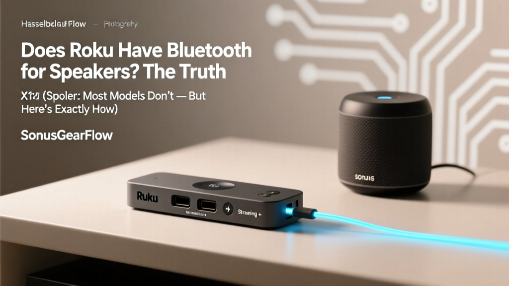 Roku Bluetooth Speakers: Truth & Wireless Workarounds