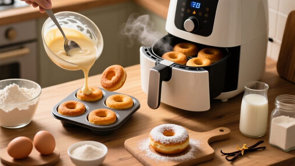 Easy Homemade Donuts in an Air Fryer (No Deep Fry!)