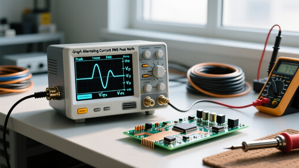 How to Read a Graph of Alternating Current: RMS and Peak Math