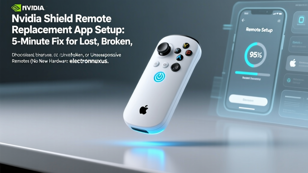 Nvidia Shield Remote Replacement App Setup: 5-Minute Fix for Lost, Broken, or Unresponsive Remotes (No New Hardware Needed)