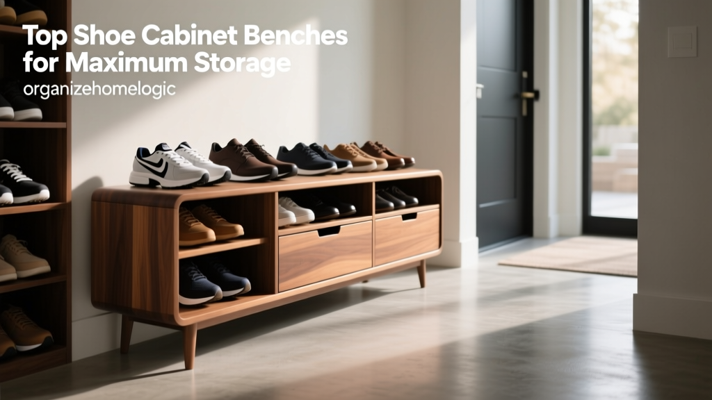 Top Shoe Cabinet Benches for Maximum Storage