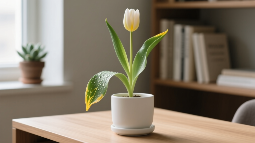 Indoor Tulip Leaves Yellowing: 4 Science-Backed Fixes (2026)