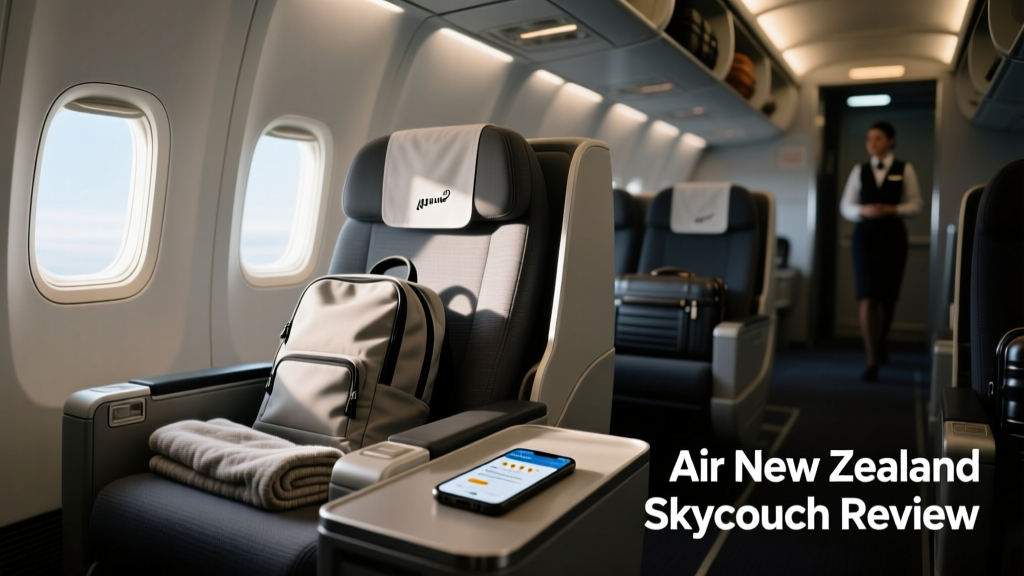 Air New Zealand Skycouch Review: Real-World Testing of the World’s First Economy-Class Lie-Flat Seating Option