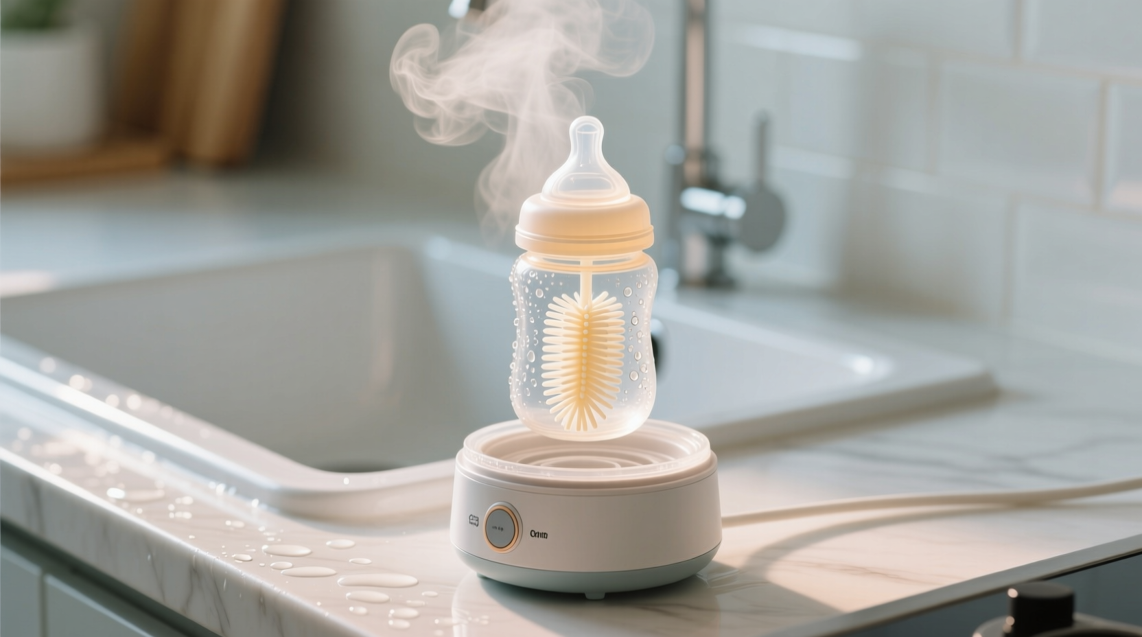 steam sterilize silicone baby brushes