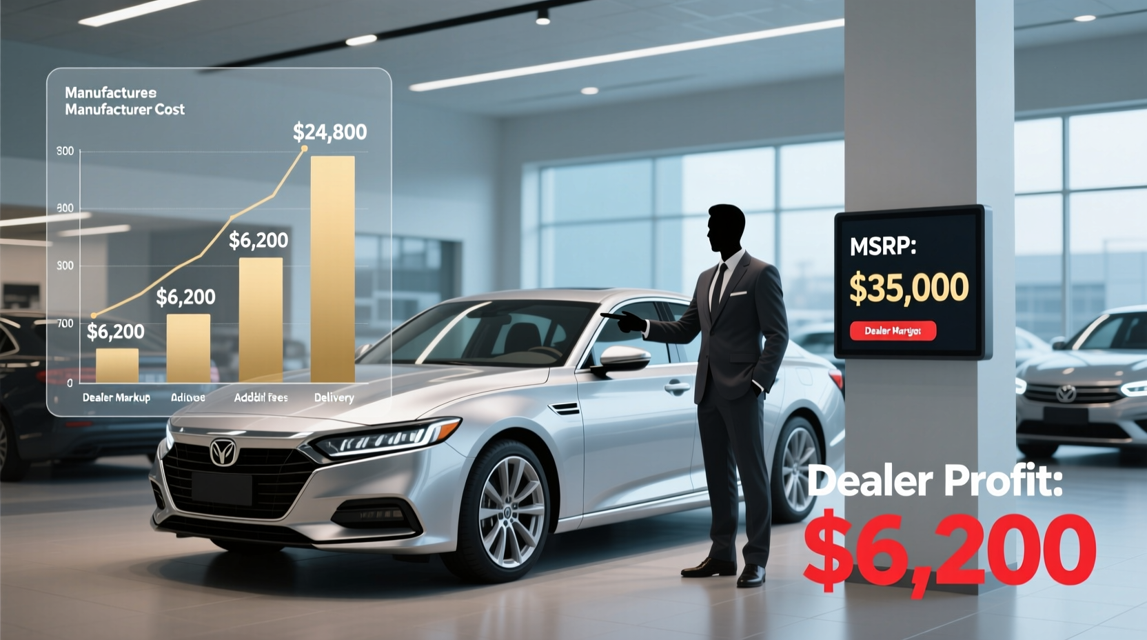 how much does a dealership make on a car