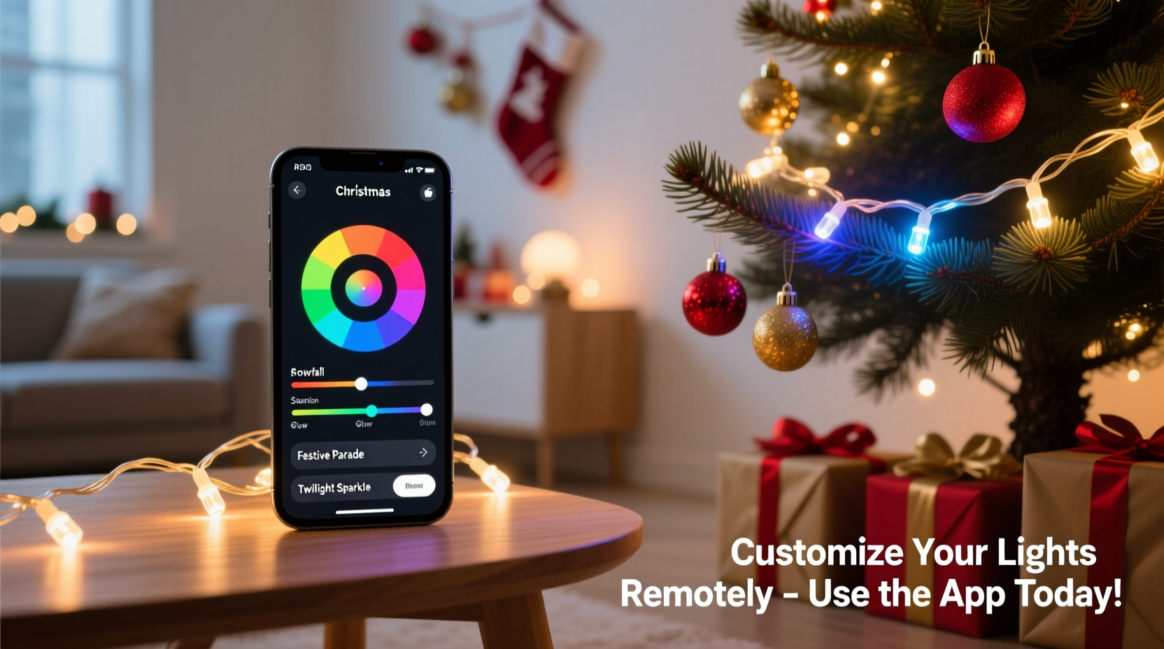 how to use rgb settings to customize your christmas light colors remotely