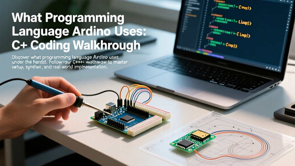 What Programming Language Arduino Uses: C++ Coding Walkthrough