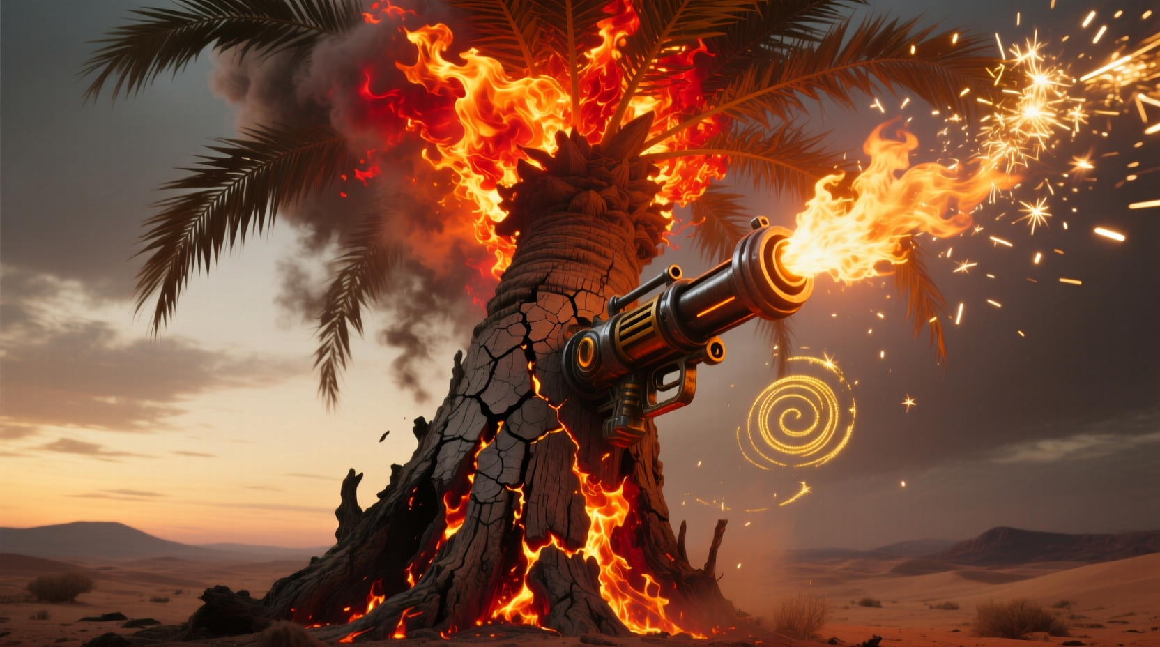 flamethrower palm