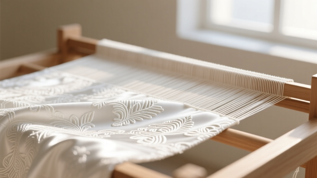 White Silk Jacquard Fabric: Troubleshooting Guide