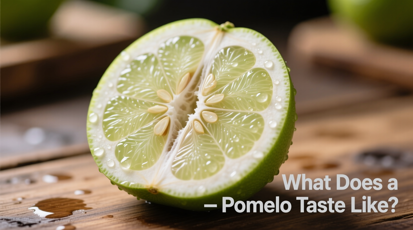 what does a pomelo taste like