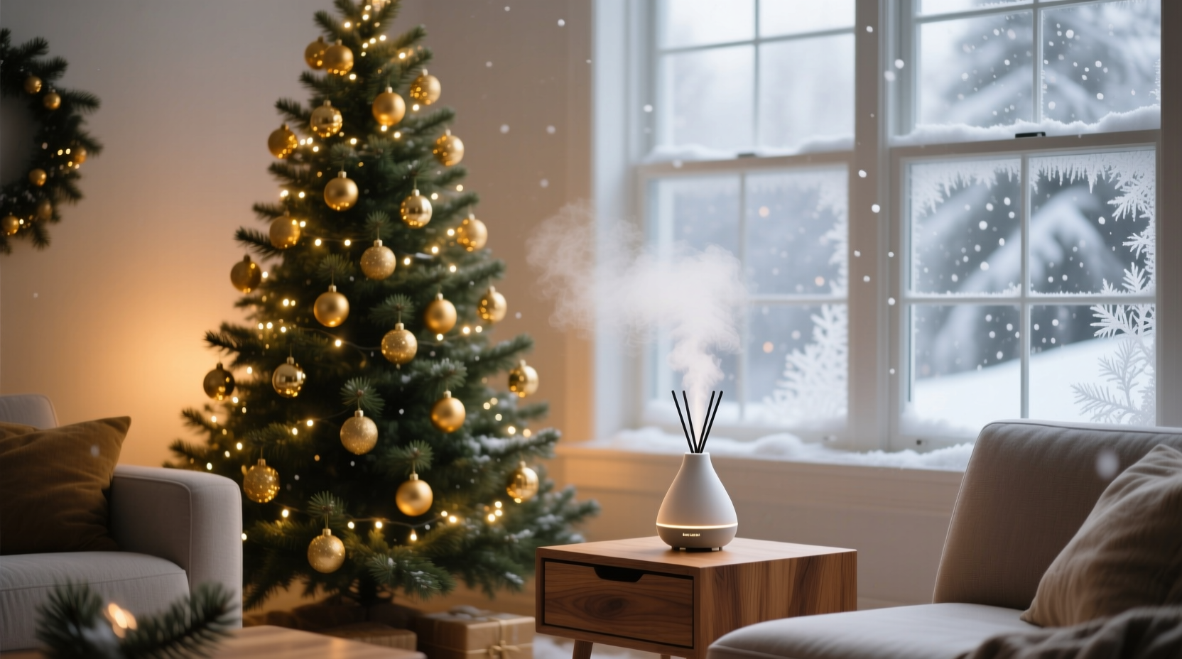 do scent diffusers with pine fragrance enhance the christmas tree experience