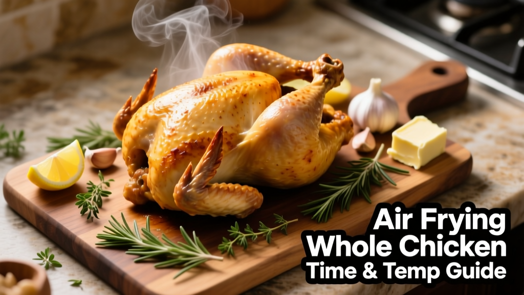 Air Frying Whole Chicken: Time & Temp Guide