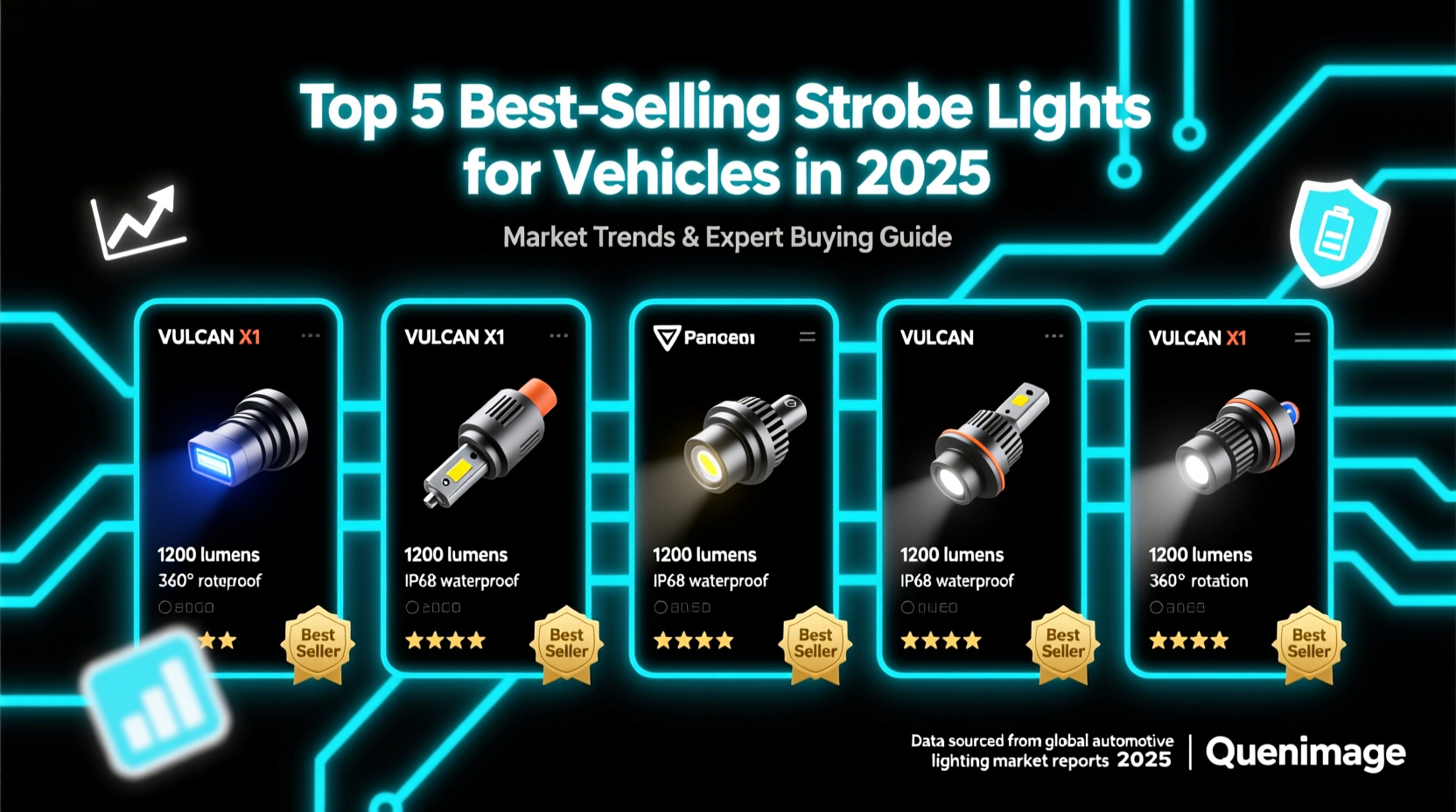 best selling strobe lights for vehicles