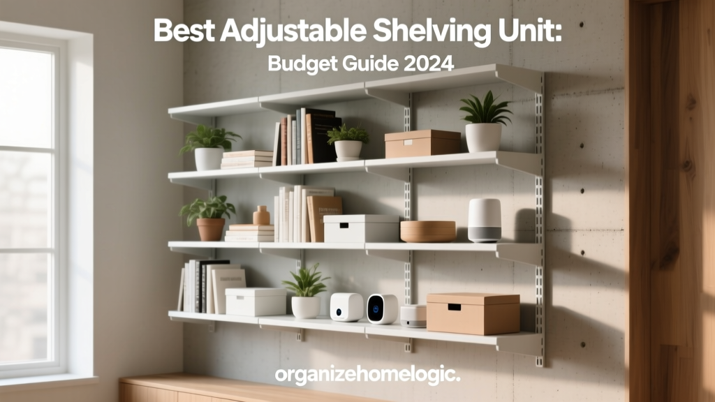 Best Adjustable Shelving Unit: Budget Guide 2024 - OrganizeHomeLogic ...