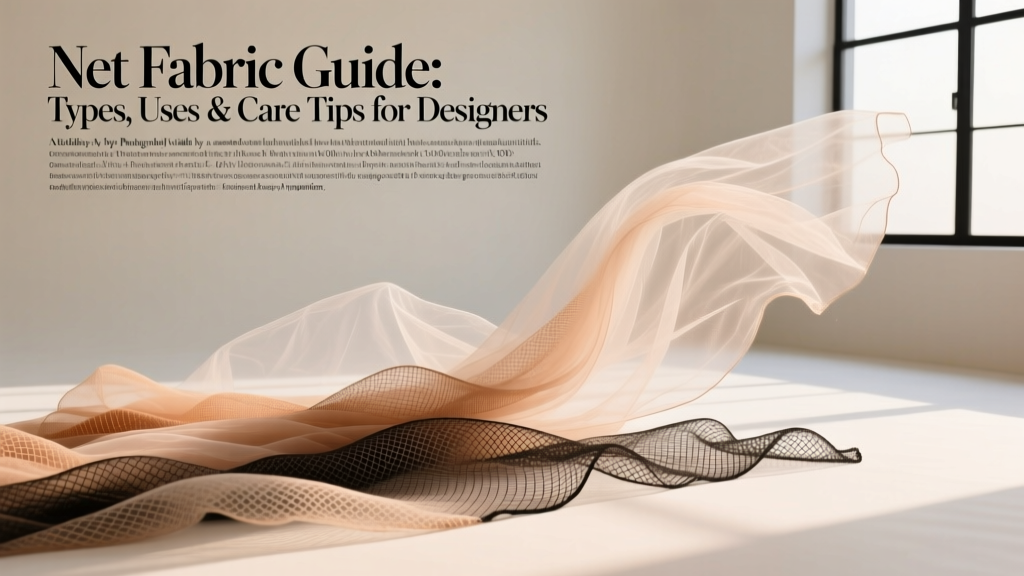 Net Fabric Guide: Types, Uses & Care Tips for Designers
