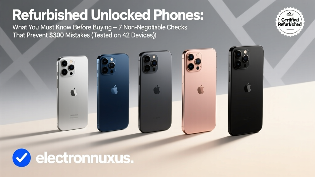 Refurbished Unlocked Phones What You Must Know Before Buying: 7 Non-Negotiable Checks That Prevent $300 Mistakes (Tested on 42 Devices)